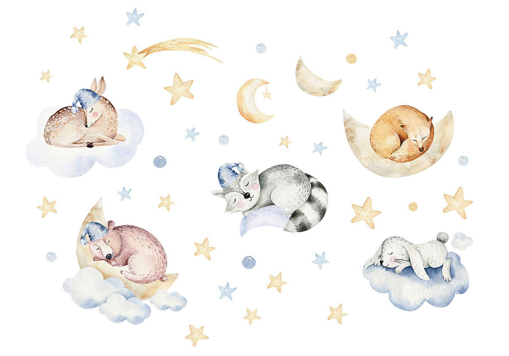 DEKORAČNÍ NÁLEPKA - vícebarevná, Basics, plast (50/70cm) - Euroart