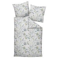 POSTEĽNÁ BIELIZEŇ, makosatén, zelená, 140/200 cm  - zelená, Modern, textil (140/200cm) - Janine