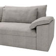 ECKSOFA  in Webstoff Greige  198/306 cm  - Greige/Schwarz, MODERN, Kunststoff/Textil (198/306cm) - Carryhome