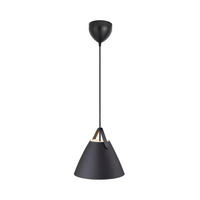 PENDELLEUCHTE Strap 27/27 cm  - Schwarz, Design, Metall (27/27cm) - Nordlux