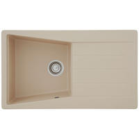 SPÜLE 1725SEATTLE86X50B  - Beige, Trend, Stein (86/20/50cm) - Respekta