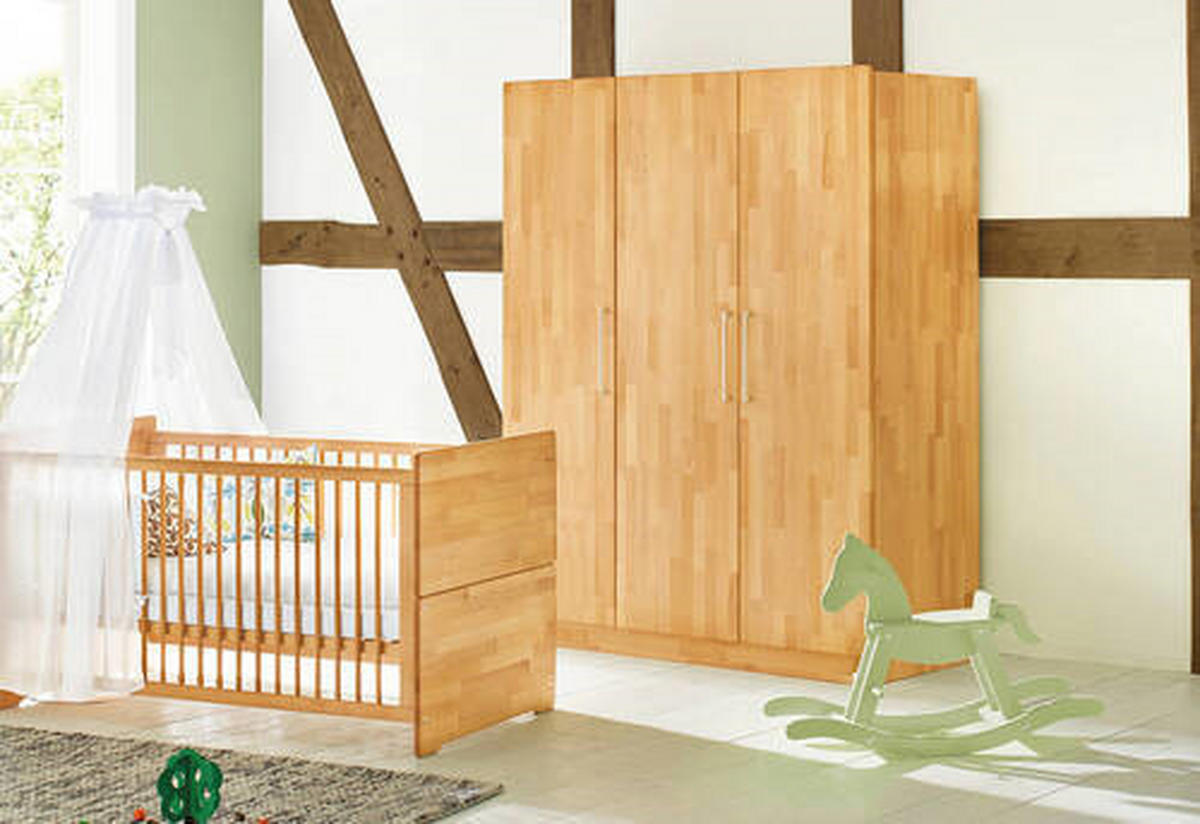 BABYZIMMER PINOLINO NATURA 3-teilig  - Buchefarben, Natur, Holz - Pinolino