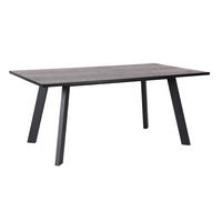 MATBORD 170/95/73 cm delar i massivt trä  trä svart  - svart, Modern, metall/trä (170/95/73cm) - Niels Andersson
