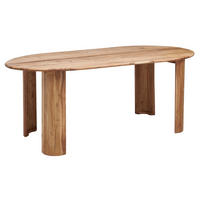 Masă din lemn, 208/100/76 cm,   - culoare natur, Modern, lemn (208/100/76cm) - MID.YOU