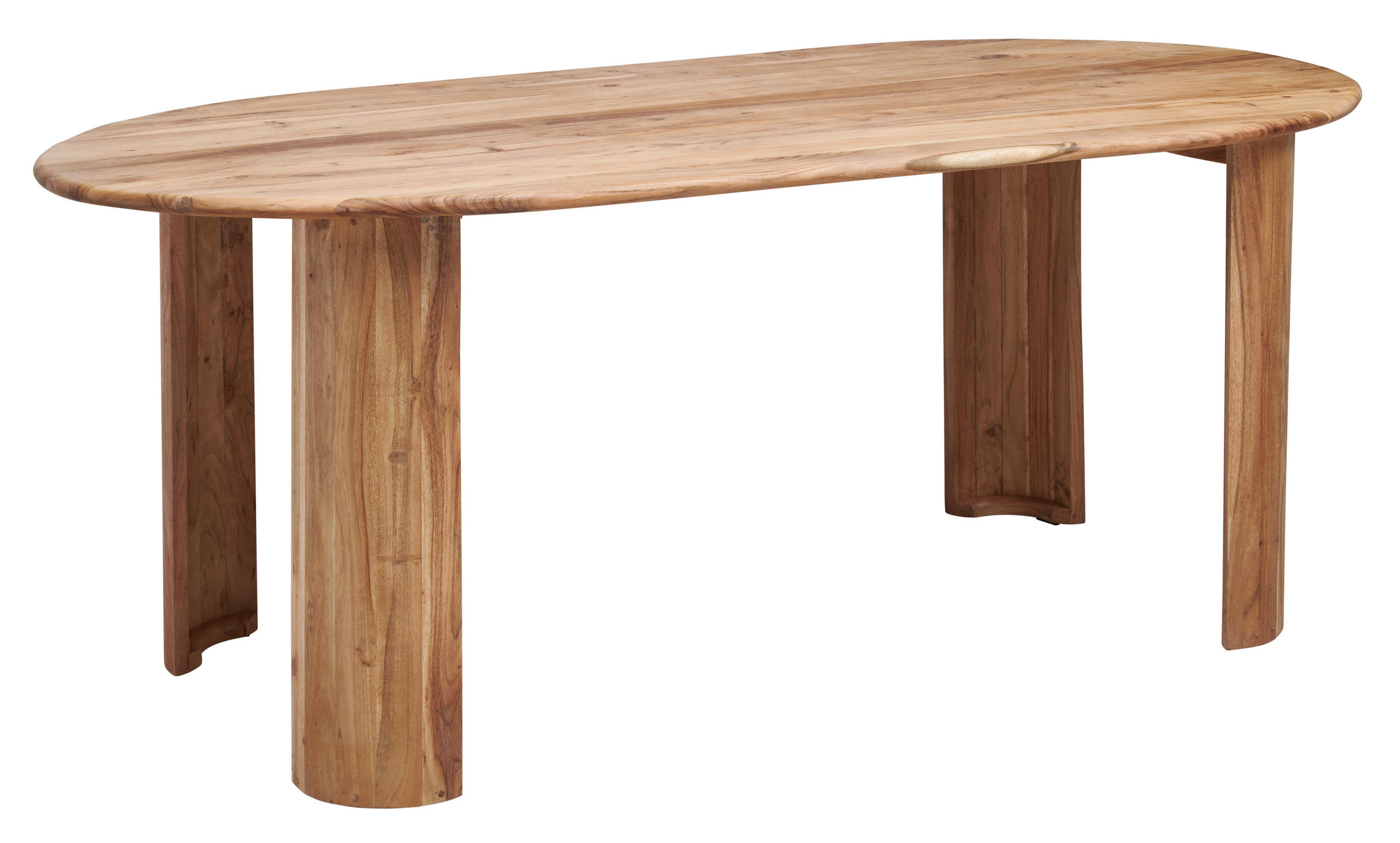 Masă din lemn, 208/100/76 cm,