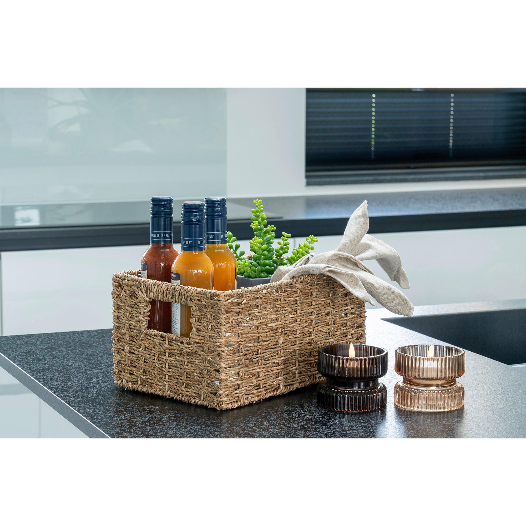 KORBSET  - Hellbraun, Design, Holz