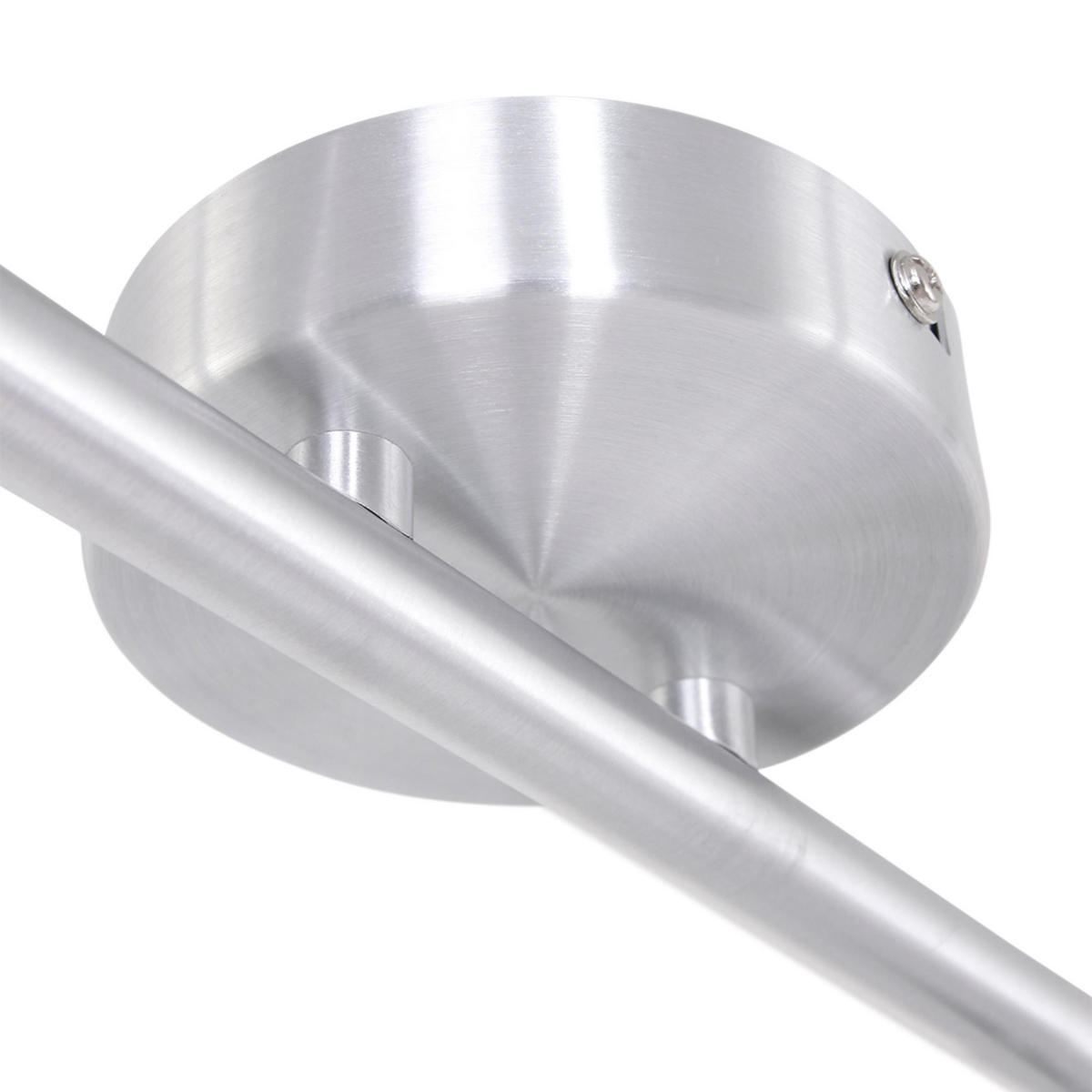 DECKENLEUCHTE     - Silberfarben, Trend, Metall (18/12/134cm)