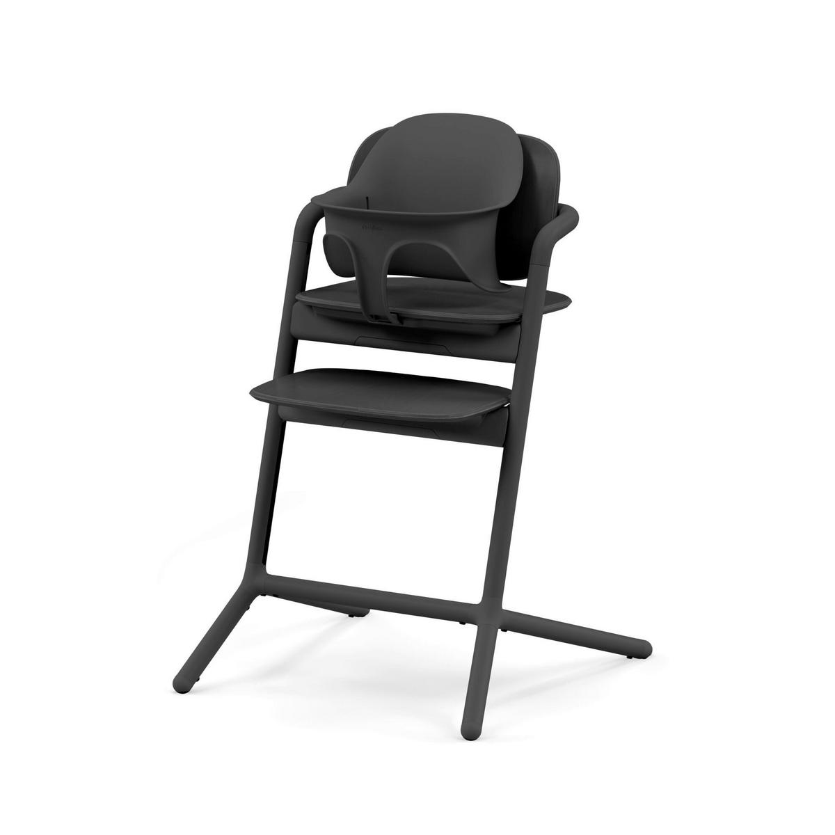 MATSTOL HÖG Lemo 3 in 1 Set  - svart, Basics, trä/plast (56/54,5/81,5cm) - Cybex