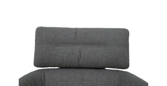 ARMLEHNSTUHL in Eisen Webstoff - Schwarz/Grau, Design, Textil/Metall (62/92/66cm) - Dieter Knoll