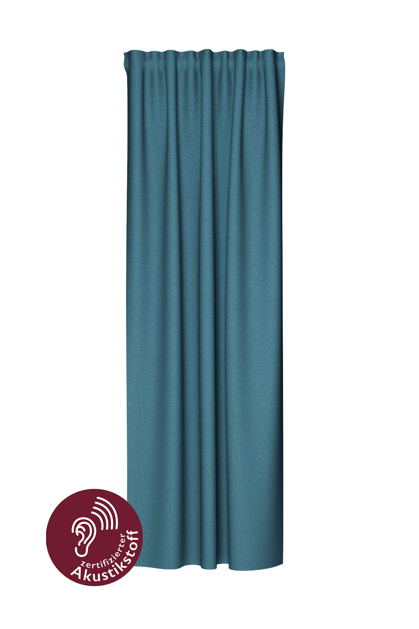FERTIGVORHANG blickdicht  - Petrol, Basics, Textil (140/245cm) - Fuggerhaus