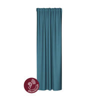 FERTIGVORHANG blickdicht  - Petrol, Basics, Textil (140/245cm) - Fuggerhaus