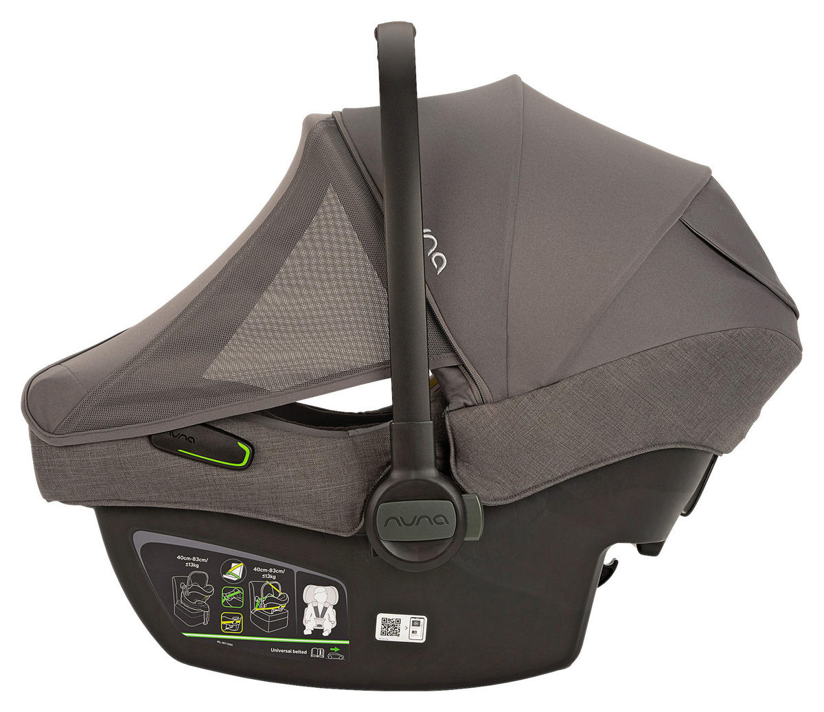 BABYSCHALE PIPA NEXT  - Grau, Basics, Kunststoff/Textil (45/35/60cm) - Nuna