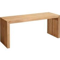 SITZBANK in Holz Teakfarben  - Teakfarben, KONVENTIONELL, Holz (104/43/35cm) - MID.YOU