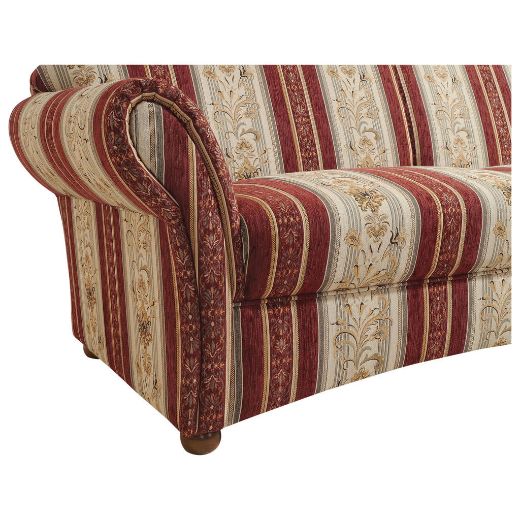 Thumbnail - Max Winzer Récamiere, Rot, Beige, Textil, Streifen, 191x83x81 cm, Goldenes M, Made in Europe, Rücken echt, Wohnzimmer, S...