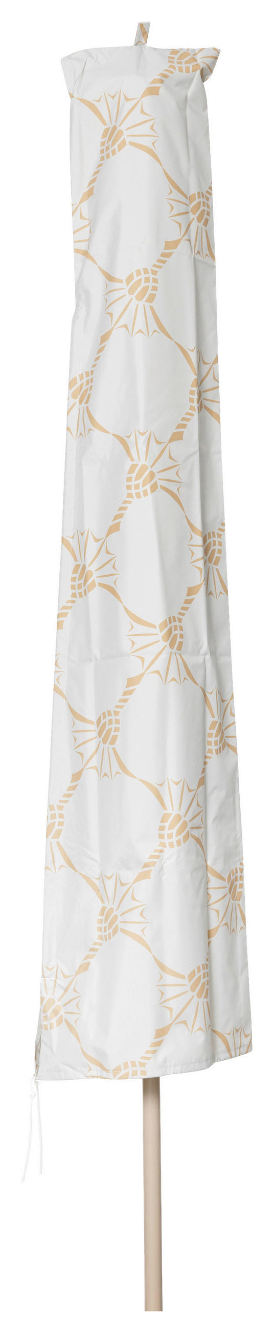 SCHIRMHÜLLE Weiß, Beige   - Beige/Weiß, Basics, Textil (30-50/190/30-50cm) - Joop!