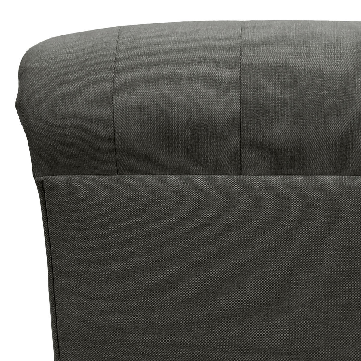 RELAXLIEGE Mikrofaser Anthrazit  - Anthrazit/Schwarz, Design, Kunststoff/Textil (67/90/159cm) - P & B