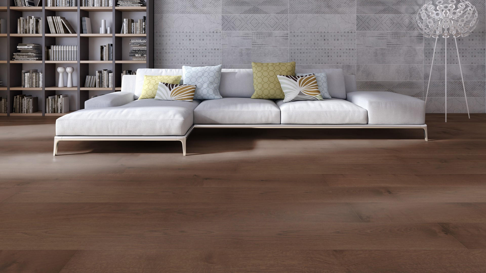 LANDHAUSDIELE, Eiche Havanna Pflegefrei Diele  per  m² - Eichefarben, Design, Holz (224,5/19,3/1,3cm) - Weitzer Parkett