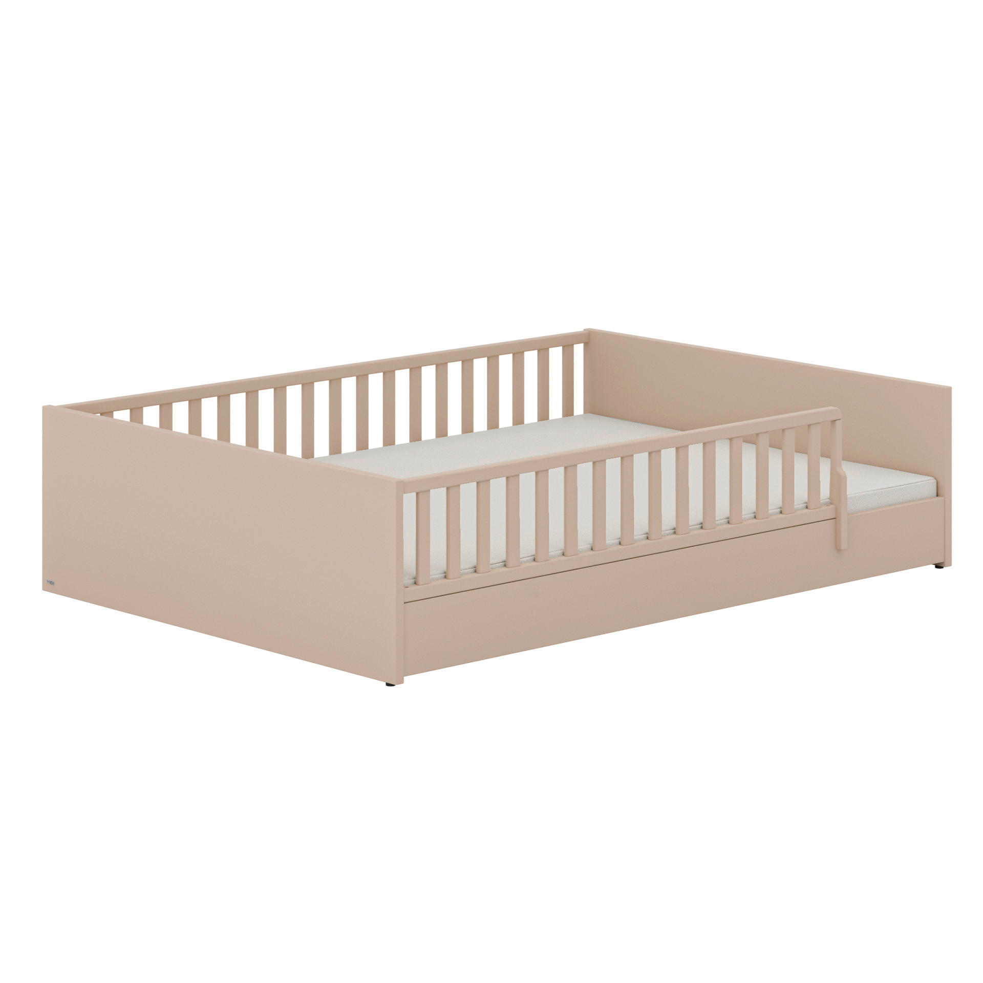 BODENBETT Little Flo Beige  - Beige/Schwarz, Basics (140/200cm) - Paidi