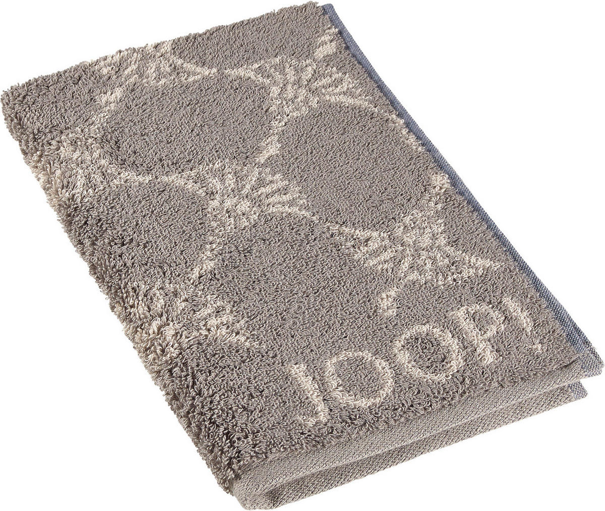 GÄSTETUCH Classic Cornflower Graphitfarben 3-teilig 30/50 cm  - Graphitfarben, Basics, Textil (30/50cm) - Joop!