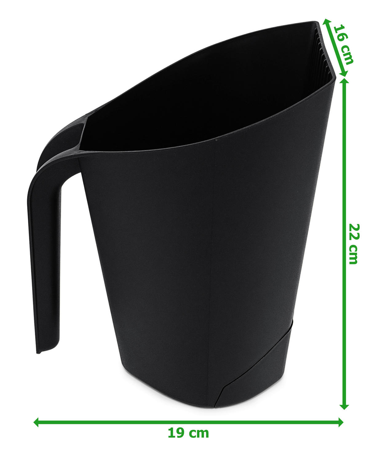 PELLETSCHAUFEL - Anthrazit, Basics, Kunststoff (19/22/16cm)