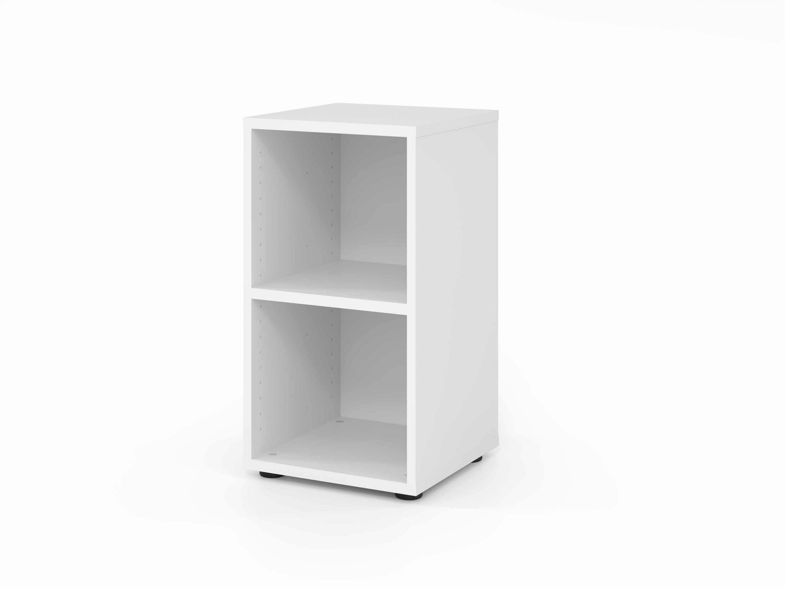 AKTENREGAL Weiß  - Weiß, Basics, Holzwerkstoff (40/74,8/40cm) - Venda