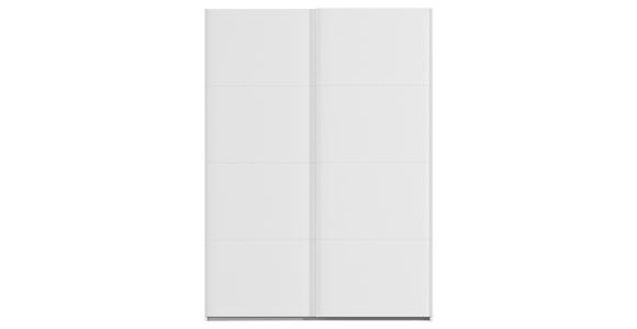 SCHWEBETÜRENSCHRANK 162/223/68 cm 2-türig Weiß  - Weiß, Design, Holzwerkstoff/Kunststoff (162/223/68cm) - Novel