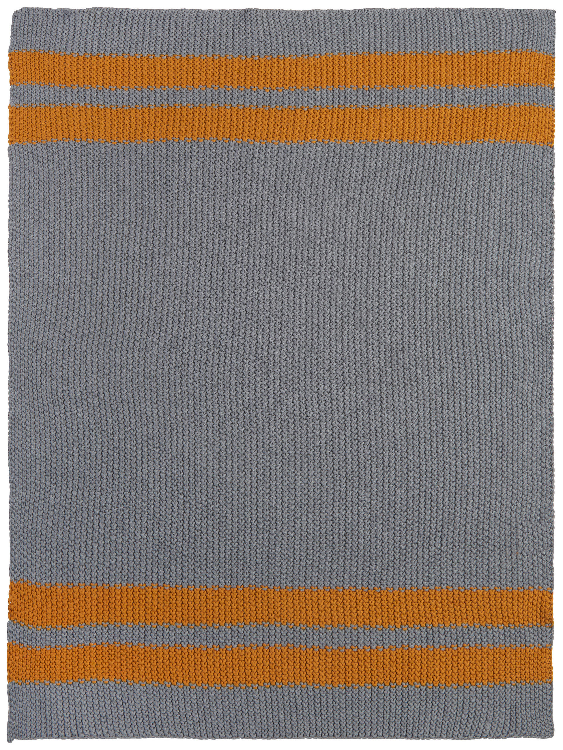 SCHMUSEDECKE Paul  80/100 cm  - Gelb/Silberfarben, Trend, Textil (80/100cm) - Avelia