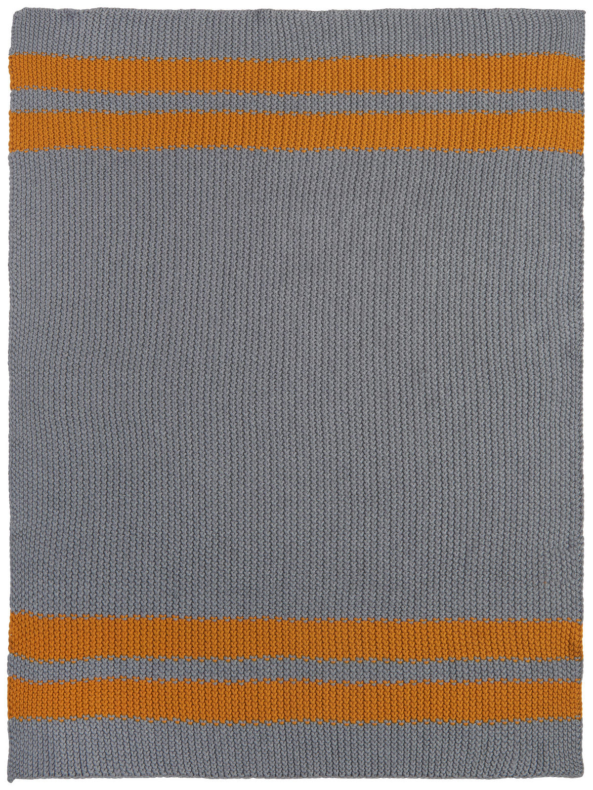 SCHMUSEDECKE Paul  80/100 cm  - Gelb/Silberfarben, Trend, Textil (80/100cm) - Avelia