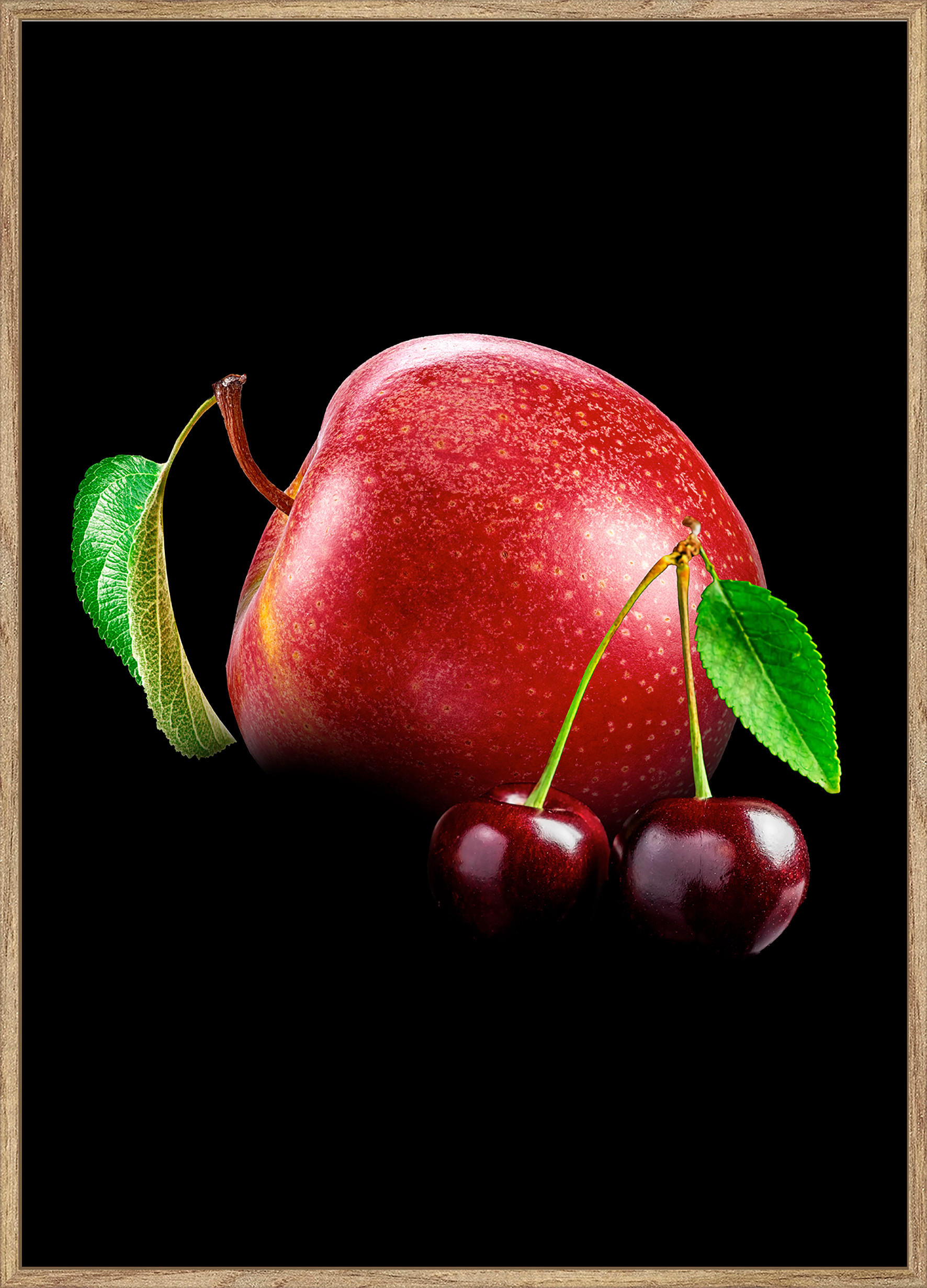 KUNSTDRUCK 51,2/71,2 cm  - Eichefarben/Multicolor, Basics, Holzwerkstoff (51,2/71,2cm) - Monee