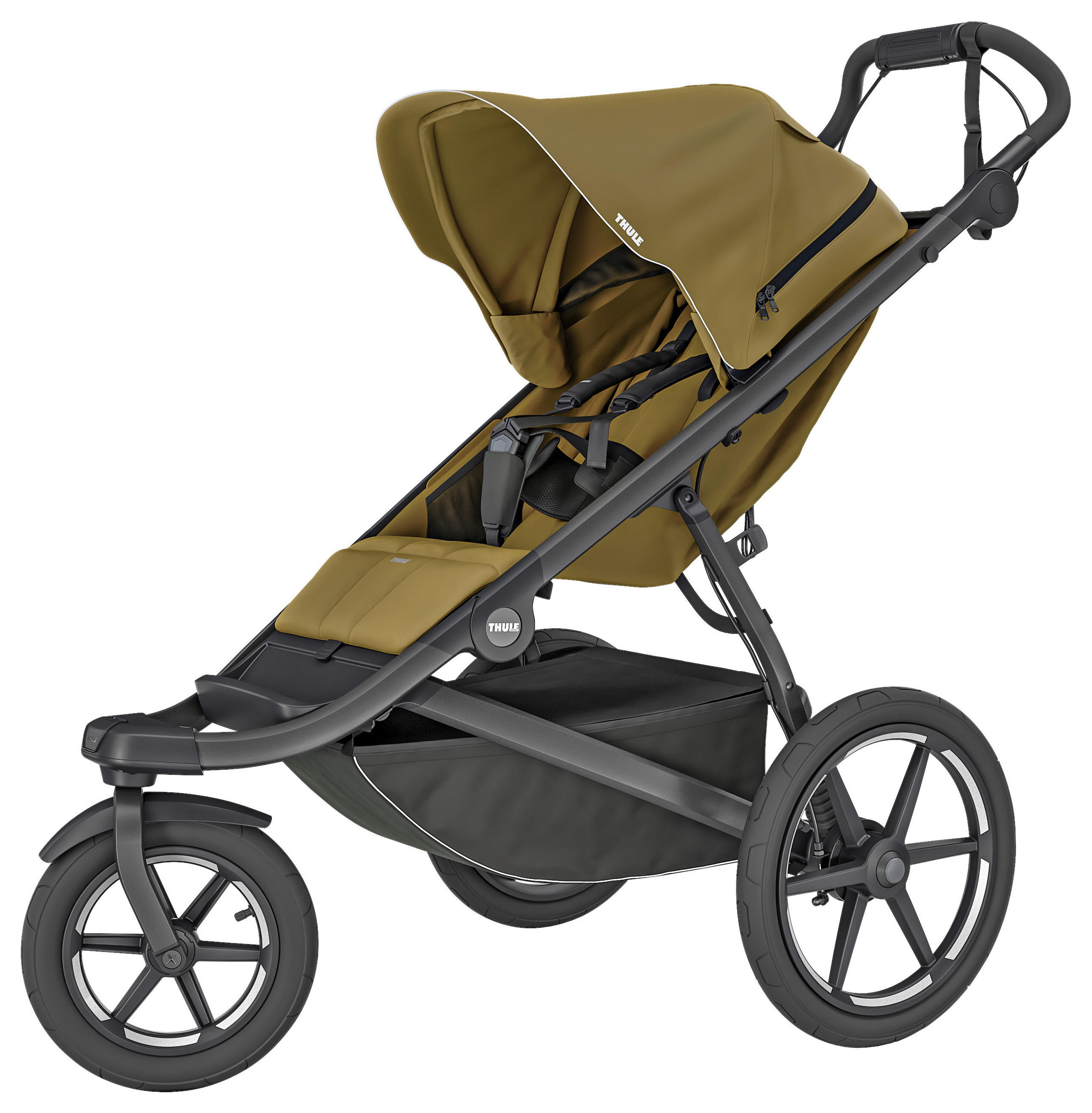 JOGGER Urban Glide 3  - Dunkelgrün/Schwarz, Basics, Textil/Metall (91/35/63cm) - Thule