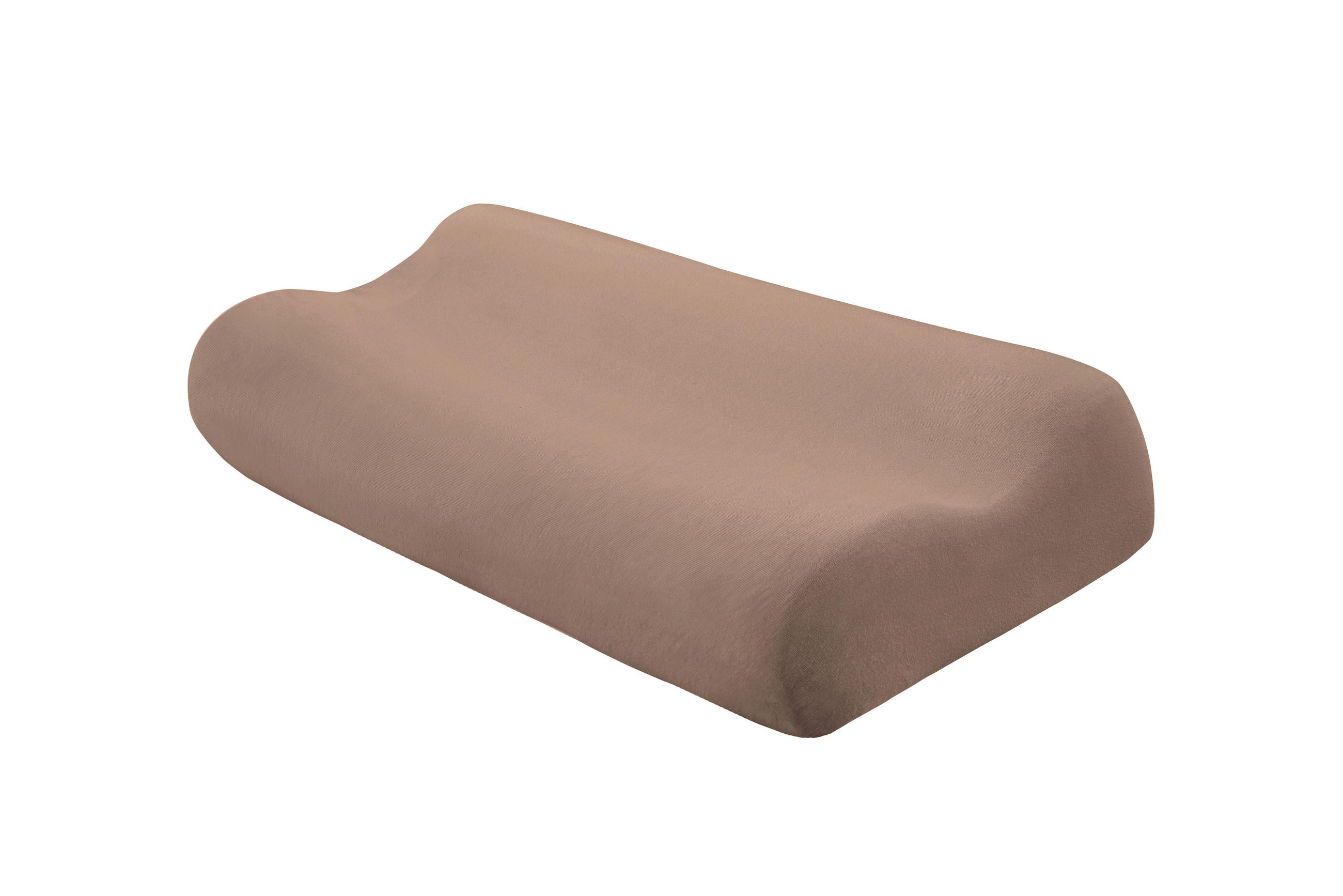 NACKENKISSENBEZUG - Dunkelbraun, Basics, Textil (18,5/27cm)