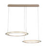 LED-HÄNGELEUCHTE    - Chromfarben/Champagner, Design, Kunststoff/Metall (82cm) - Dieter Knoll