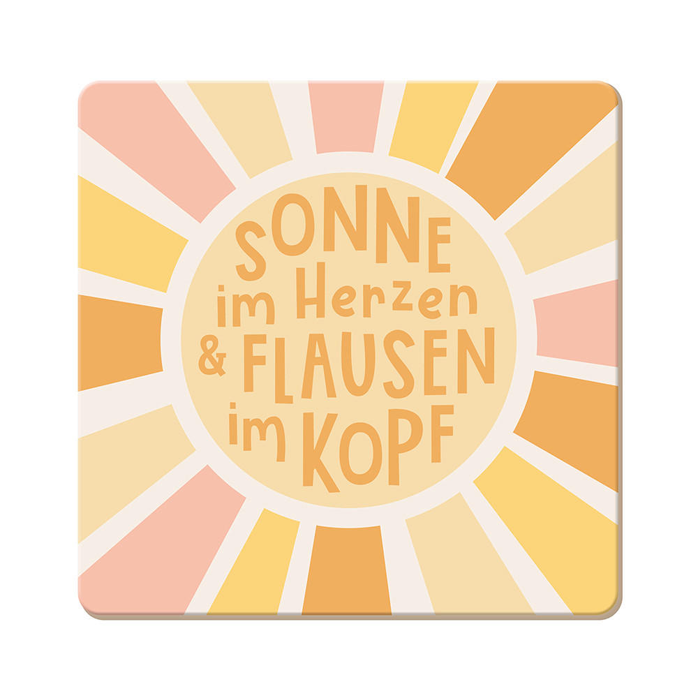 UNTERSETZER Holz Multicolor 9.5/9.5 cm  - Multicolor, Basics, Holz (9.5/9.5cm)