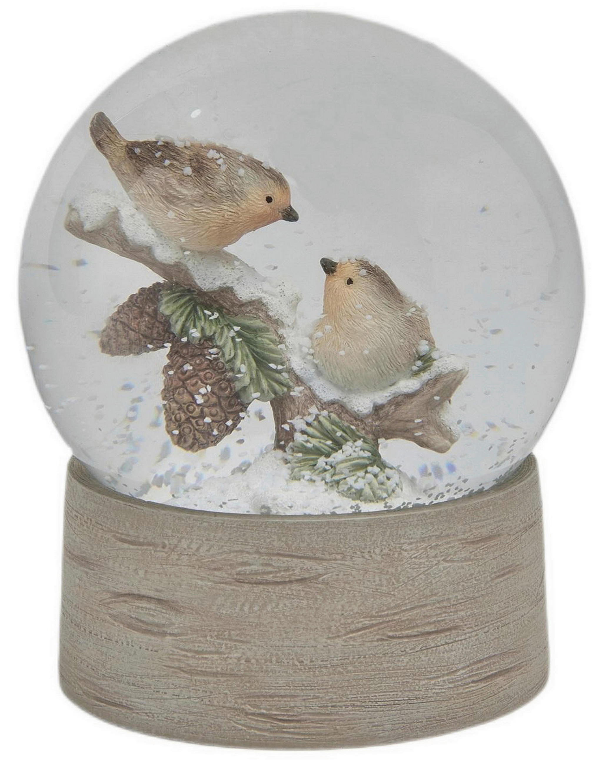 SNĚŽÍTKO - krémová/zelená, Lifestyle, plast/sklo (10/12cm) - X-Mas