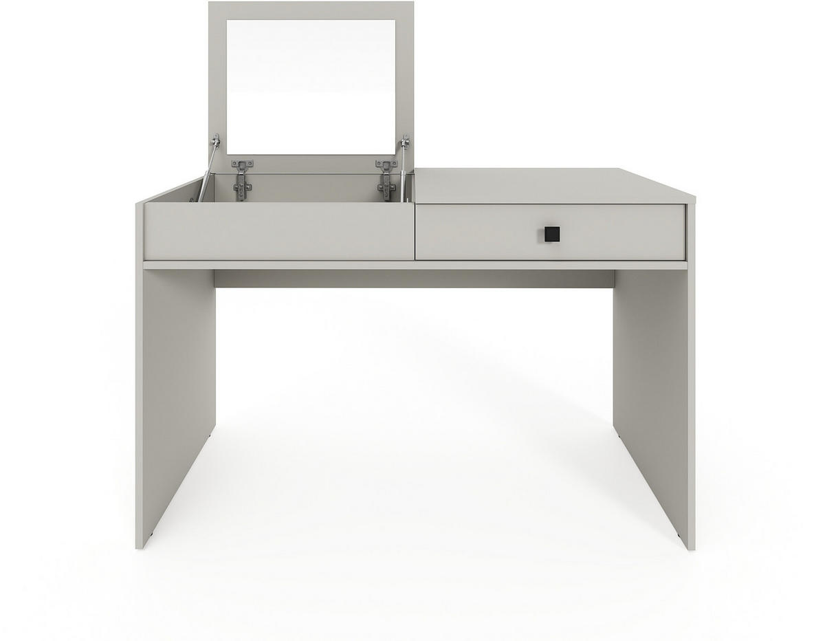 SCHMINKTISCH 120/50/76 cm, Kaschmir  - Kaschmir/Schwarz, MODERN, Holzwerkstoff/Kunststoff (120/50/76cm) - Milino