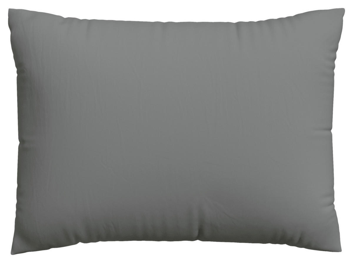 KISSENHÜLLE EASY JERSEY 40/60 cm  - Grau, Basics, Textil (40/60cm) - Schlafgut