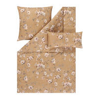 BETTWÄSCHE Atelier Makosatin 135/200 cm  - Messingfarben, Design, Textil (135/200cm) - Estella