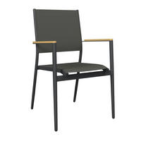 STAPELSESSEL in Metall, Kunststoff, Textil Anthrazit, Naturfarben, Dunkelgrau  - Dunkelgrau/Anthrazit, MODERN, Kunststoff/Textil (57/89/58cm) - Ambia Garden