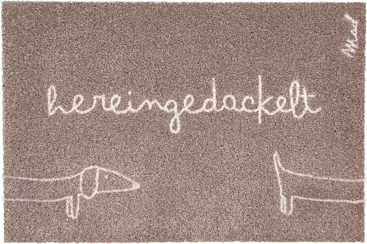 FUßMATTE 50/75 cm Scraper  - Hellbraun, Trend, Kunststoff (50/75cm) - madaboutmats