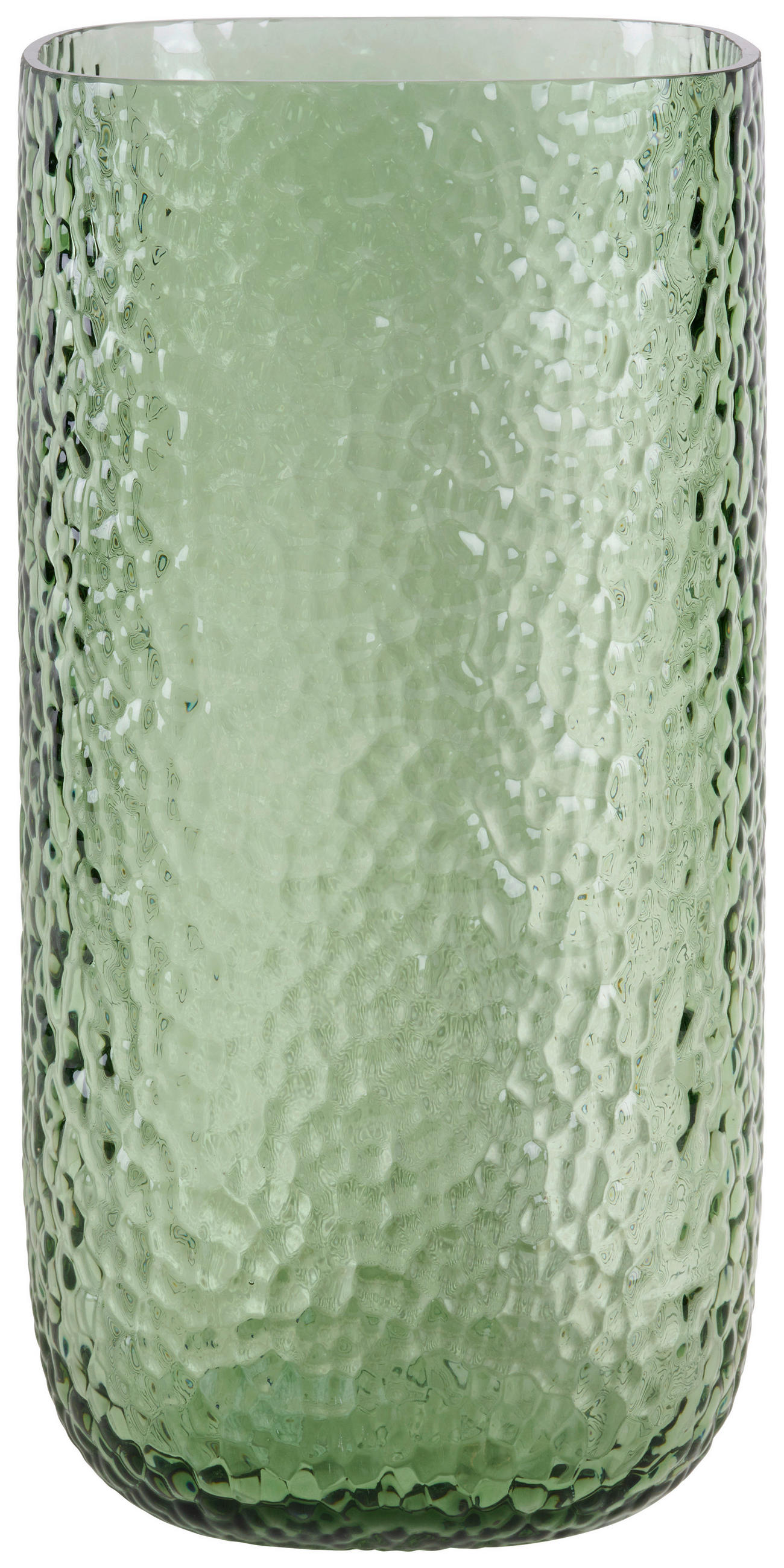 VÁZA, sklo, 29 cm - zelená, Basics, sklo (15/29/15cm) - Leonardo