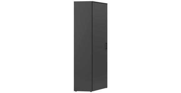 ECKSCHRANK 101/195/79 cm Graphitfarben - Schwarz/Graphitfarben, MODERN, Holzwerkstoff/Kunststoff (101/195/79cm) - Carryhome