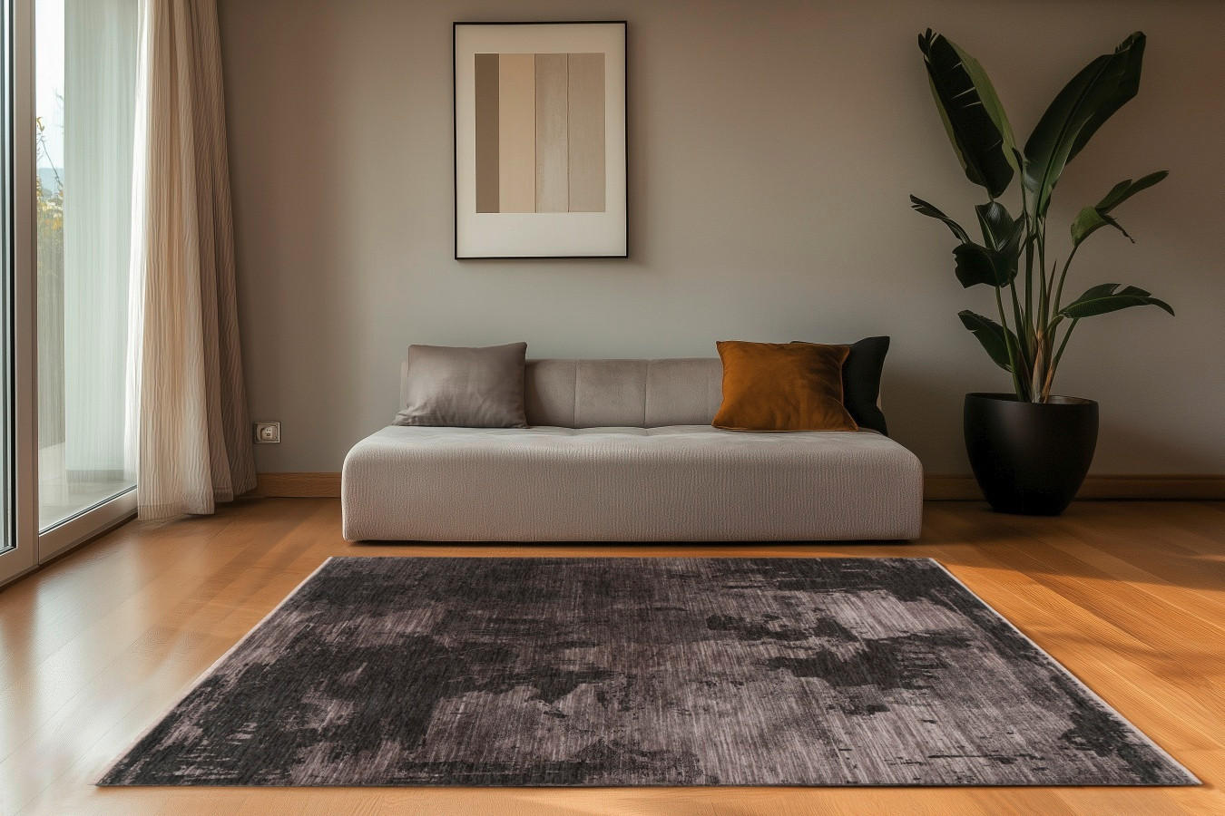 TKANA PREPROGA      120/170 cm    tkano  siva  - siva, Basics, tekstil (120/170cm)