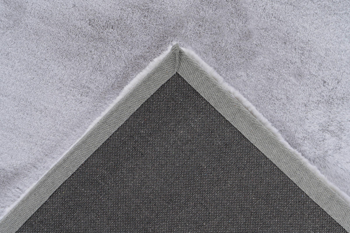 HOCHFLORTEPPICH 160/230 cm Grau, Weiß  - Weiß/Grau, KONVENTIONELL, Textil (160/230cm)