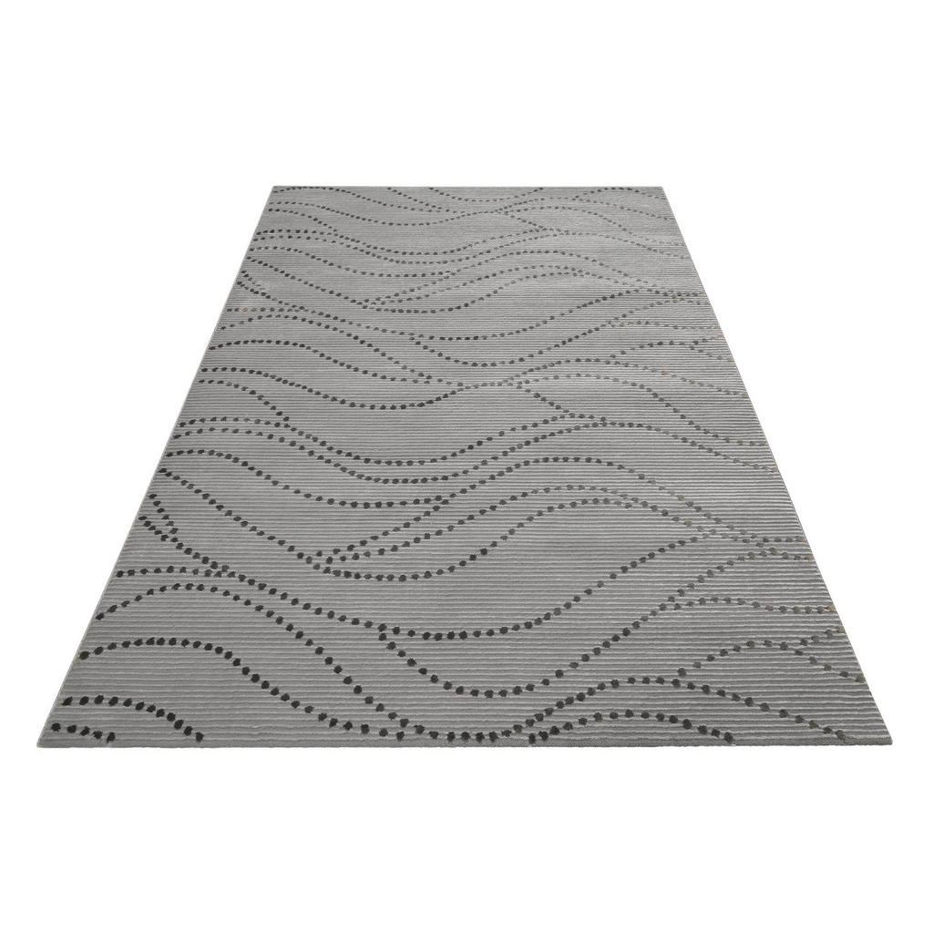 Thumbnail - Esprit Flachwebeteppich Esprit, Grau, Textil, Wellen, rechteckig, 160x225 cm, Textiles Vertrauen - Oeko-Tex®, für Fußbod...