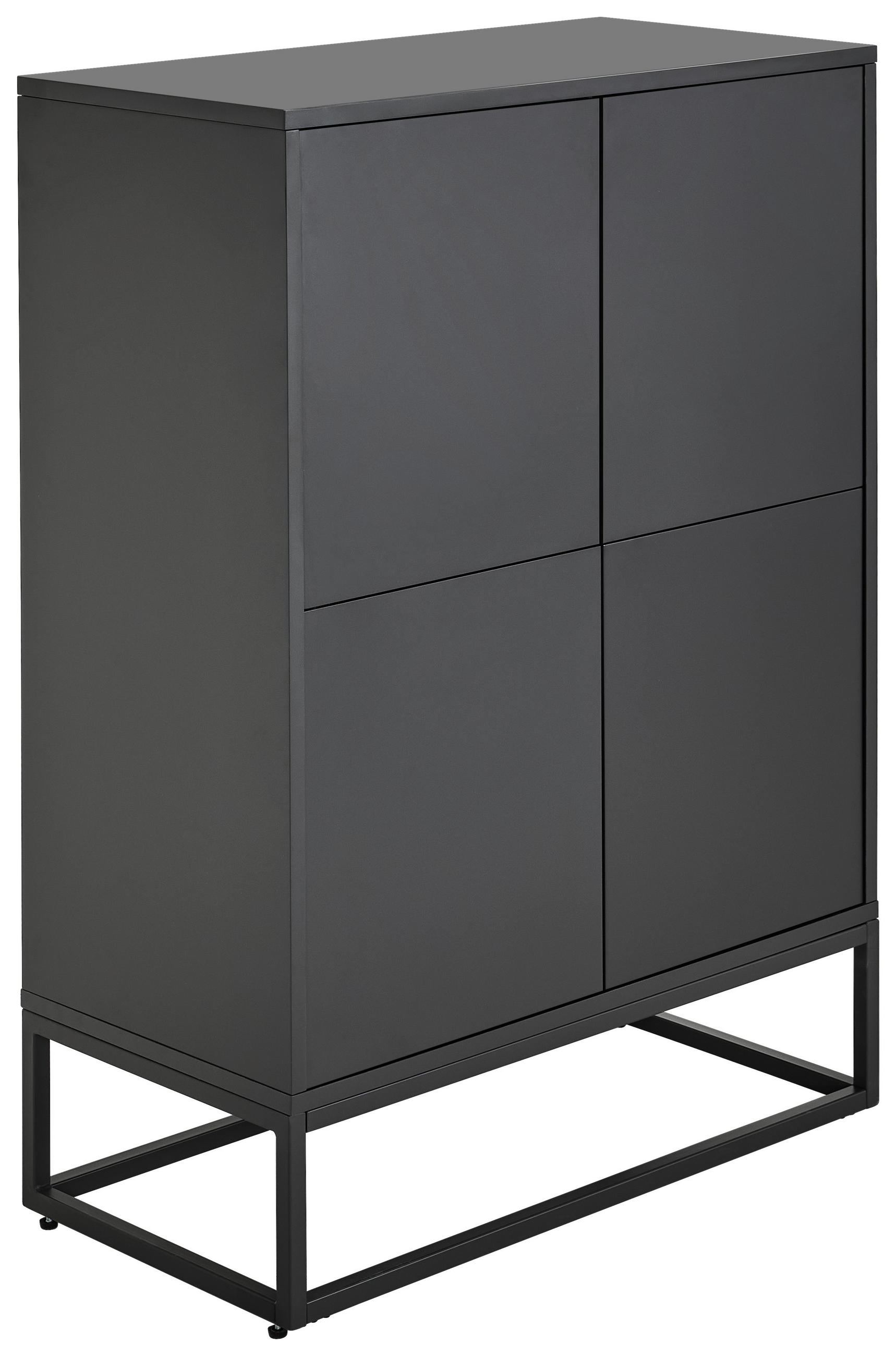 SIDEBOARD Libreville 80/110/40 cm  - Grau, Design, Holzwerkstoff/Metall (80/110/40cm) - MID.YOU