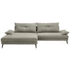 HÖRNSOFFA i flatväv taupe  - svart/taupe, Design, metall/textil (176/294cm) - MID.YOU