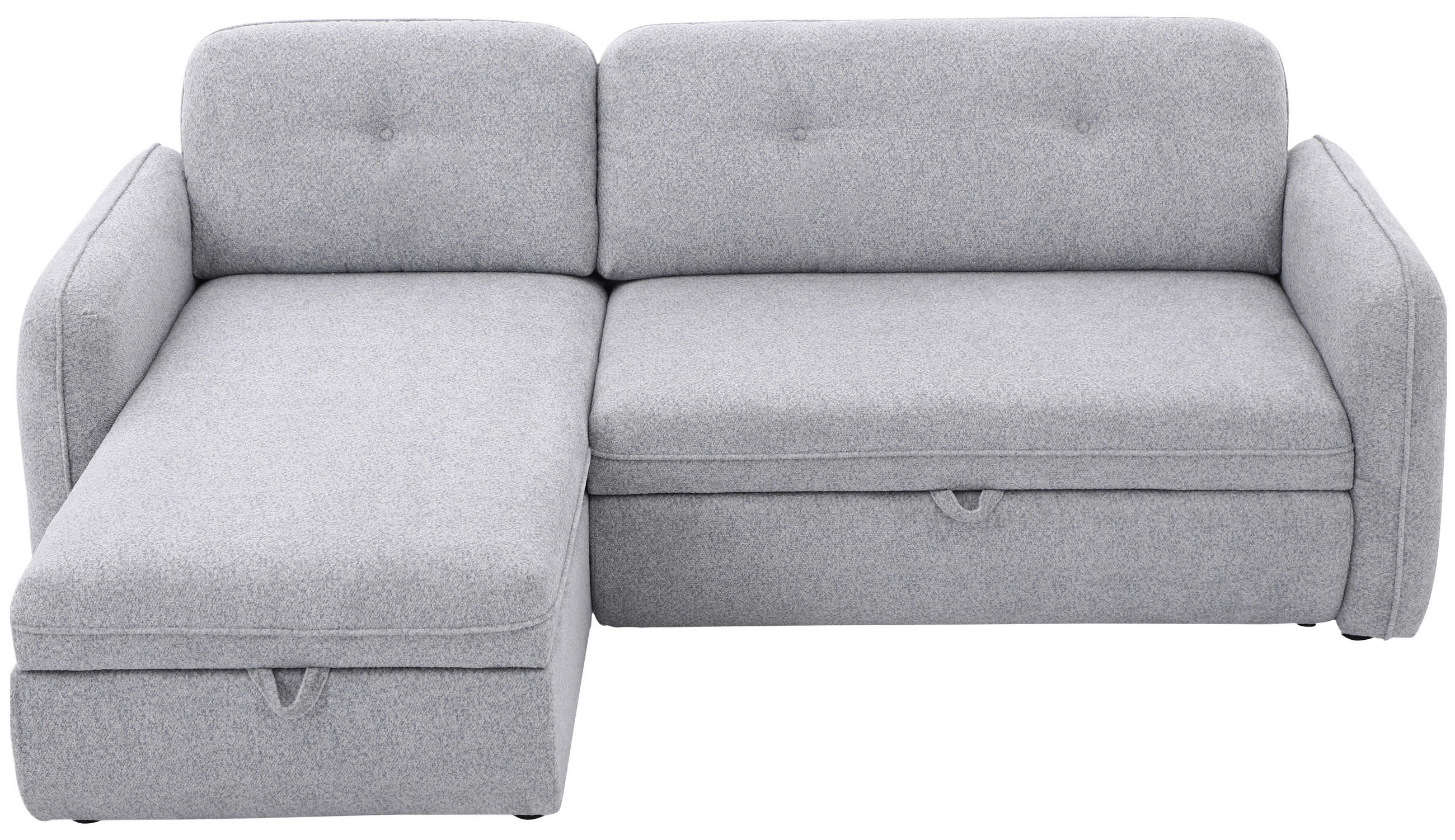 Carryhome Ecksofa Hellgrau 221x154 cm