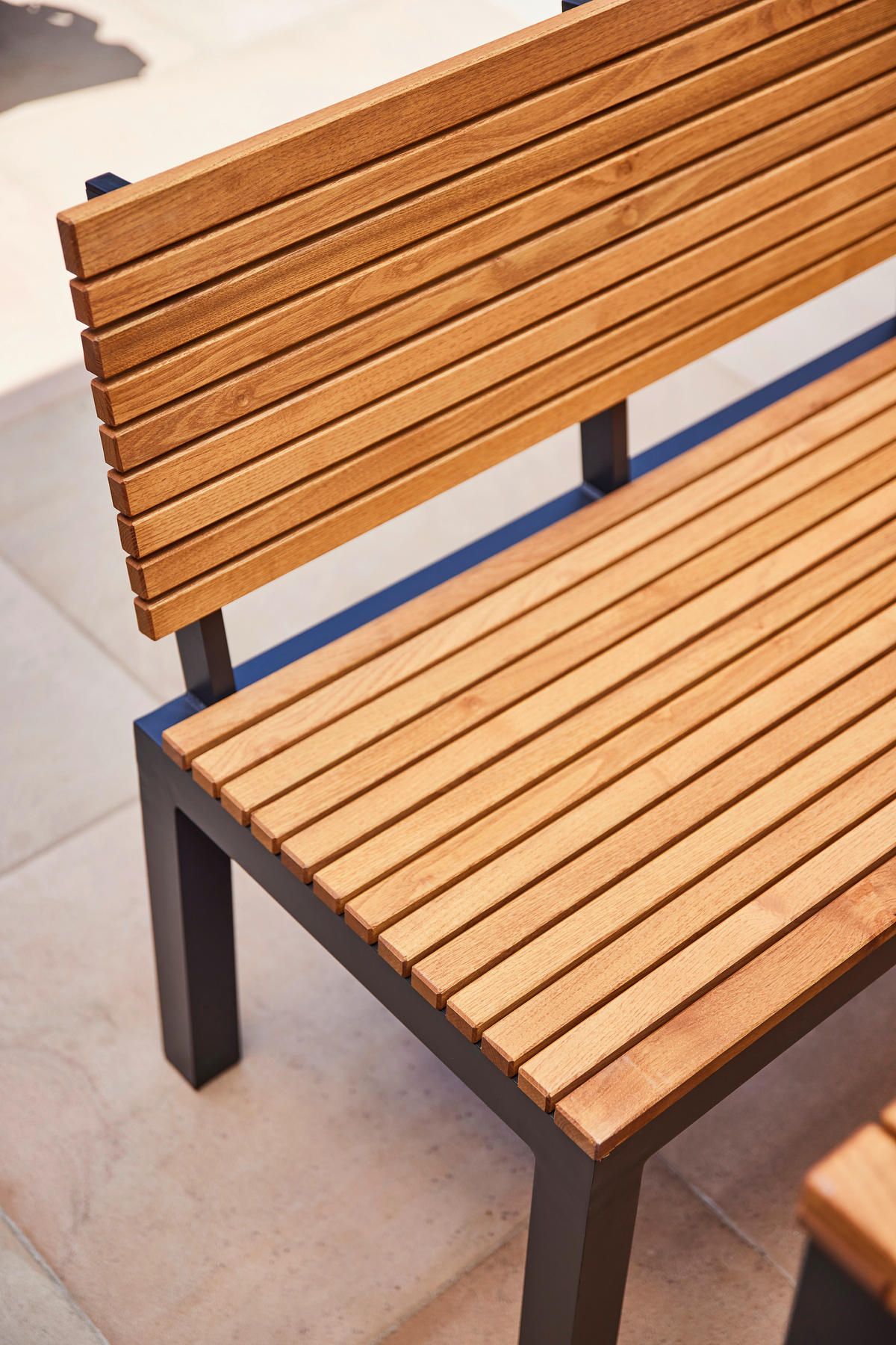 GARTENBANK 180/84/157,5 cm  in Naturfarben  - Anthrazit/Robinienfarben, KONVENTIONELL, Holz/Metall (180/84/157,5cm) - Siena Garden