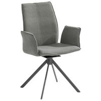 GARTENSESSEL Stahl Anthrazit, Grau  - Anthrazit/Grau, Basics, Textil/Metall (58/91/58cm)