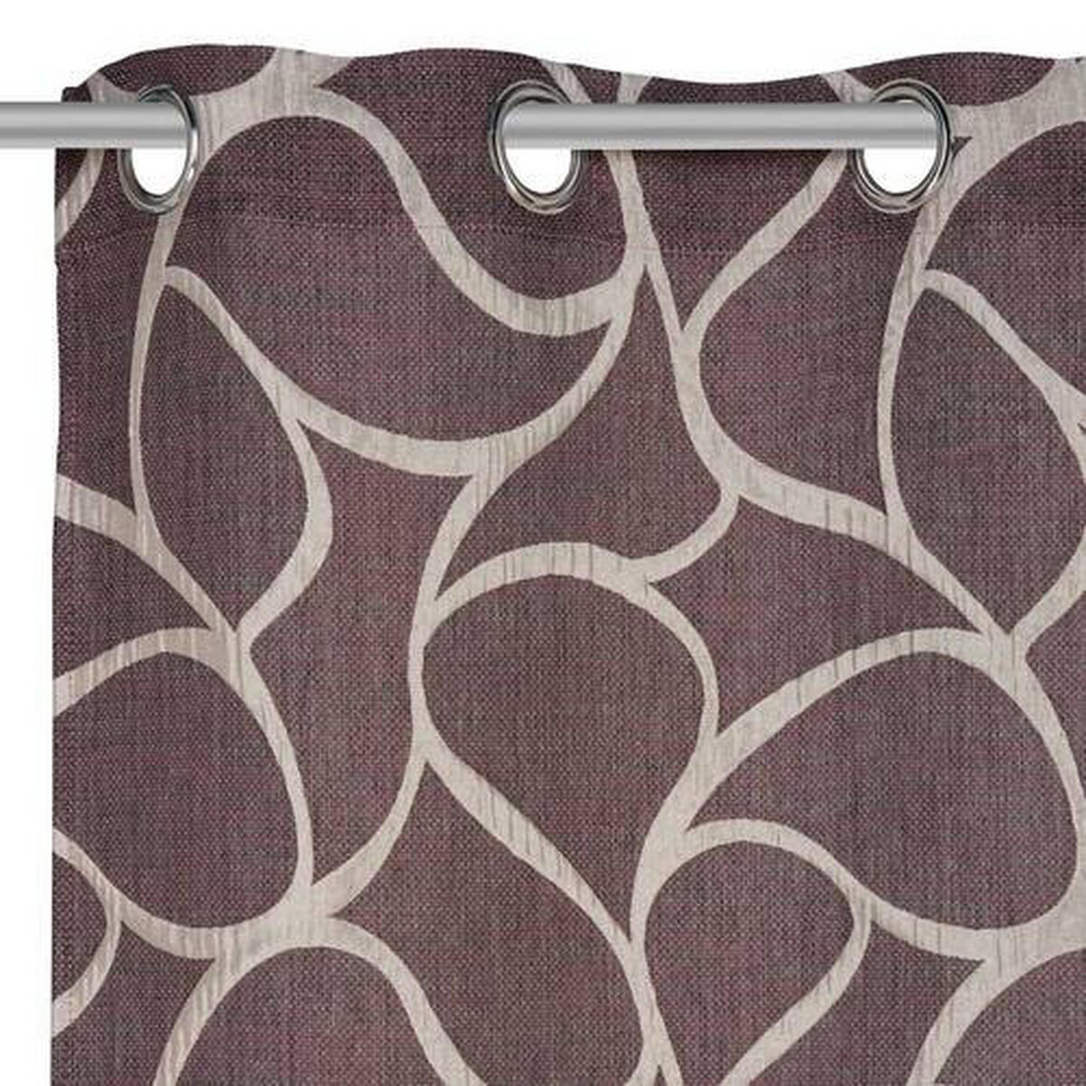 ÖSENSCHAL blickdicht 140/245 cm   - Aubergine, Design, Textil (140/245cm) - Esposa